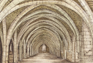 Fountains Abbey - Framed Original Art - Image 2