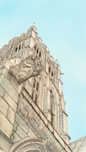 Howden Minster Tower - Limited Edition Giclée Print - Image 2