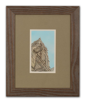 Howden Minster Tower - Framed Original Art