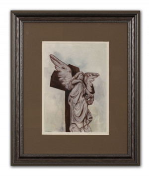 Howden Minster Angel - Framed Original Art