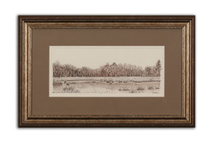 Skipwith Common Winter - Framed Original Art