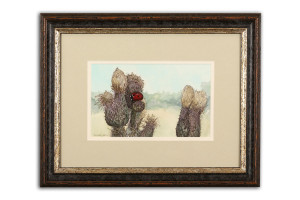 Creeping Thistle - Framed Original Art