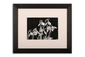 Snowdrops - Framed Original Art